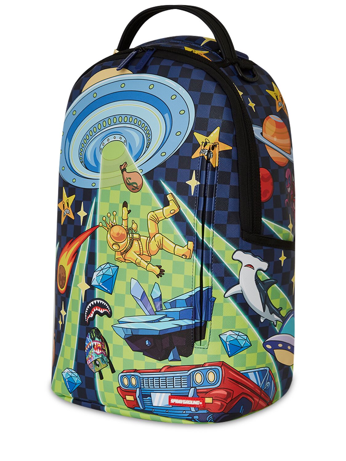 SPRAYGROUND PRINTED CANVAS BACKPACK 