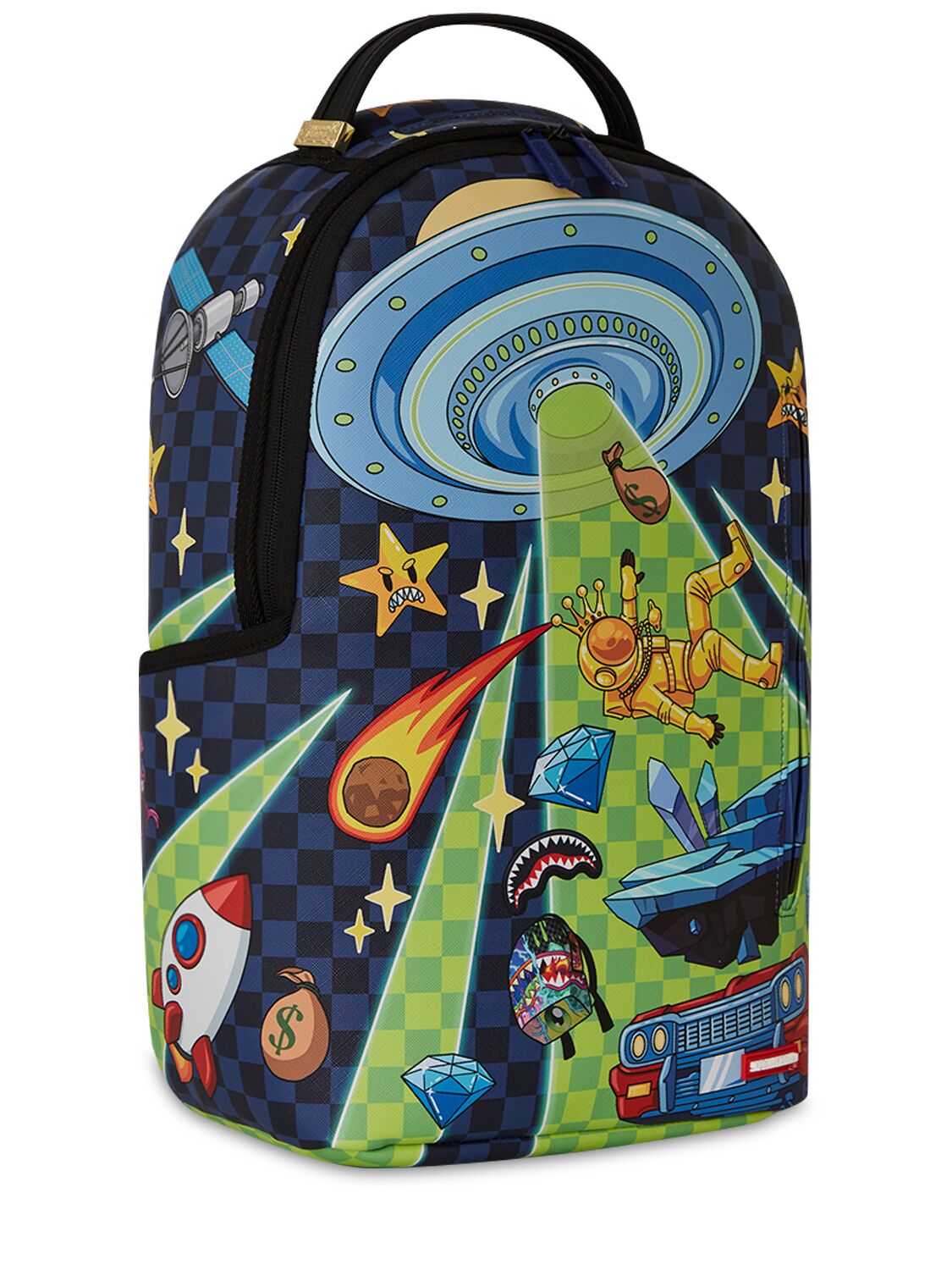 SPRAYGROUND PRINTED CANVAS BACKPACK 
