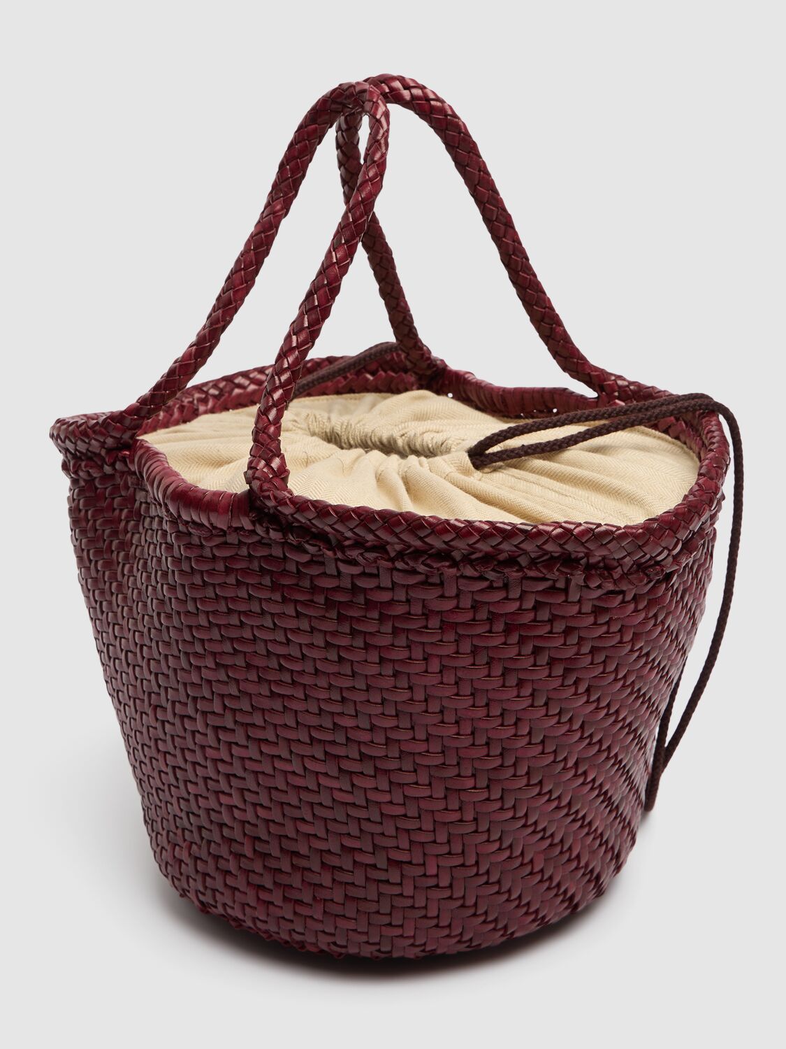 Dragon Diffusion Martha Leather Top Handle Bag In Bordeaux