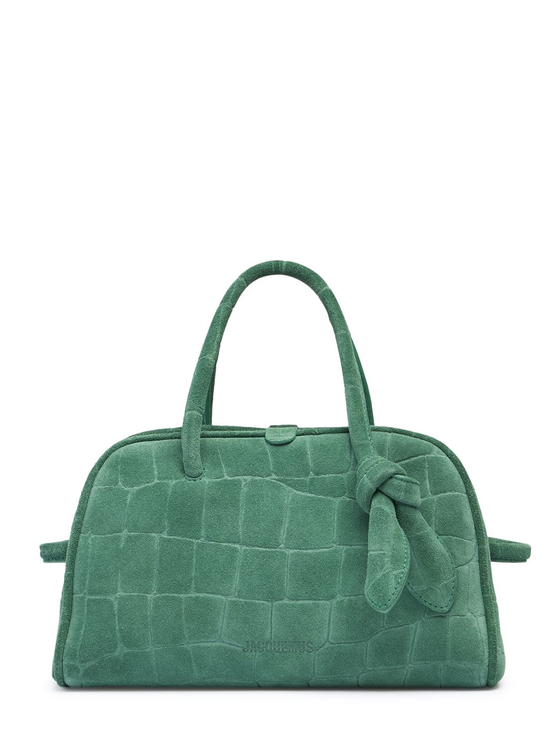 Le Petit Turismo Croc Embossed Suede Bag