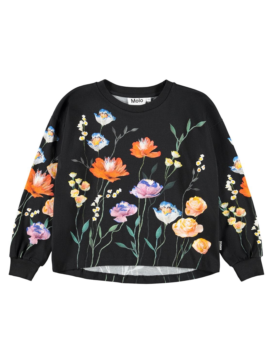 Printed Stretch Cotton Sweatshirt