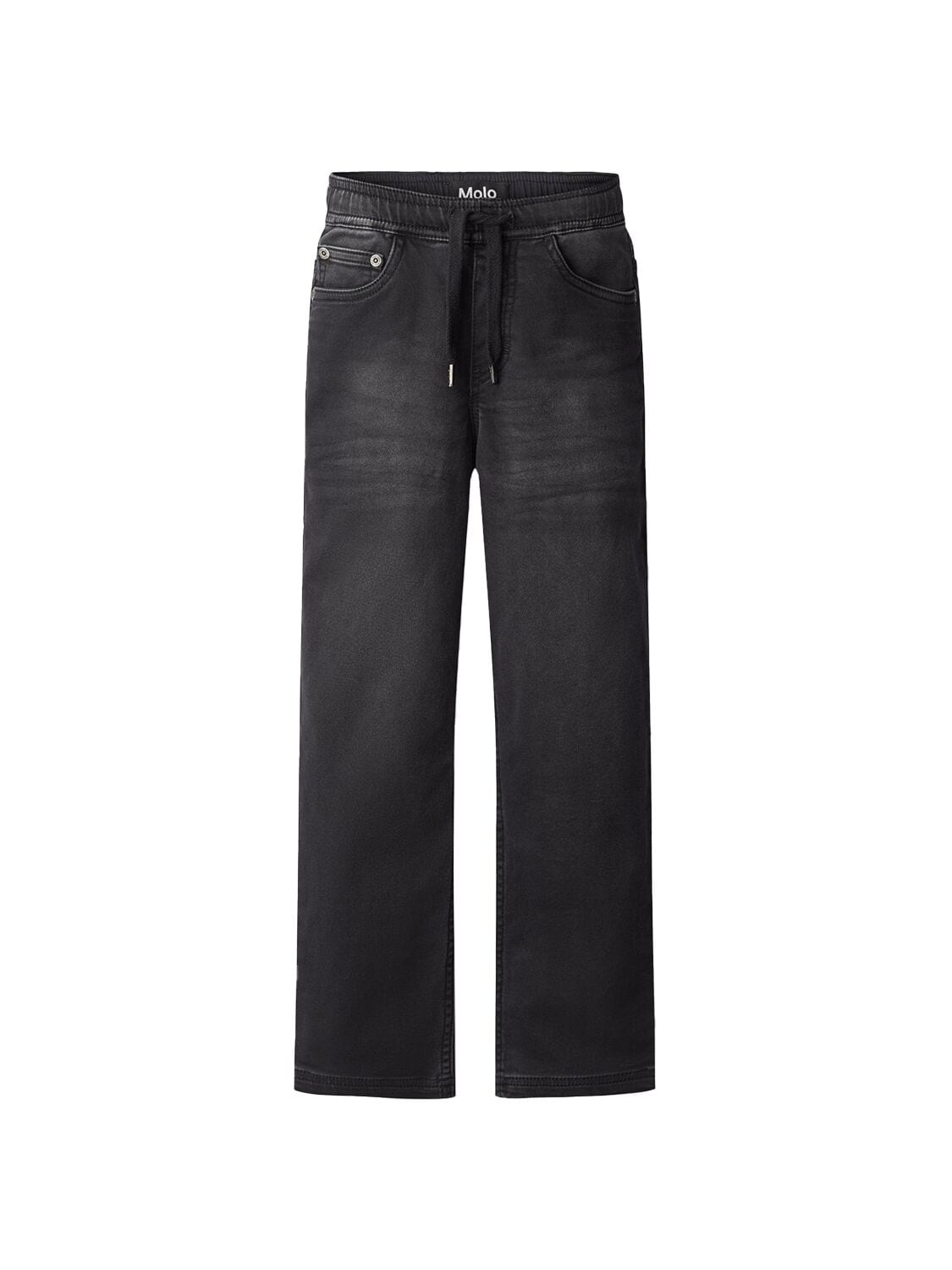 Washed Cotton Blend Denim Jeans