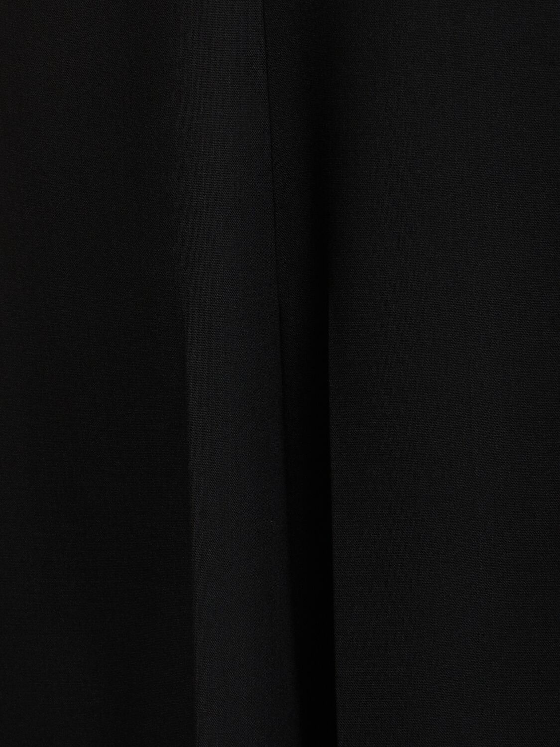 CARVEN WOOL BLEND V-NECK MINI DRESS 