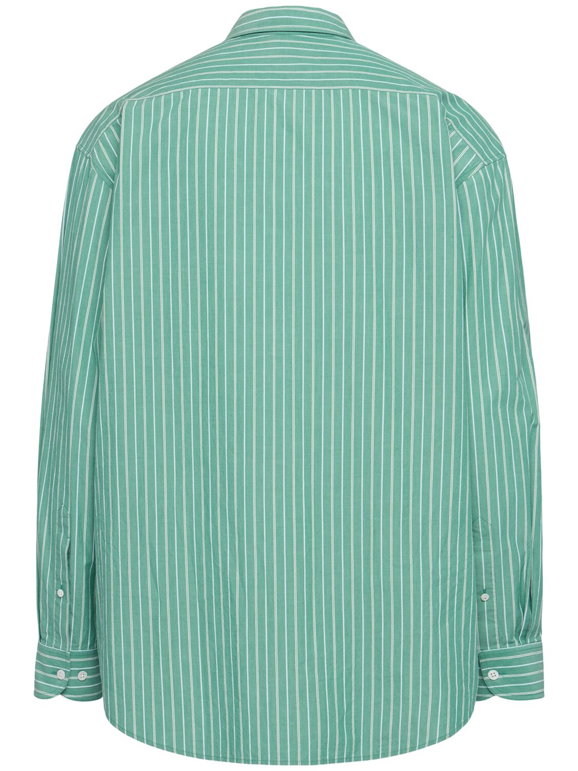 The Row Embroidered Cotton Shirt Long Sleeves