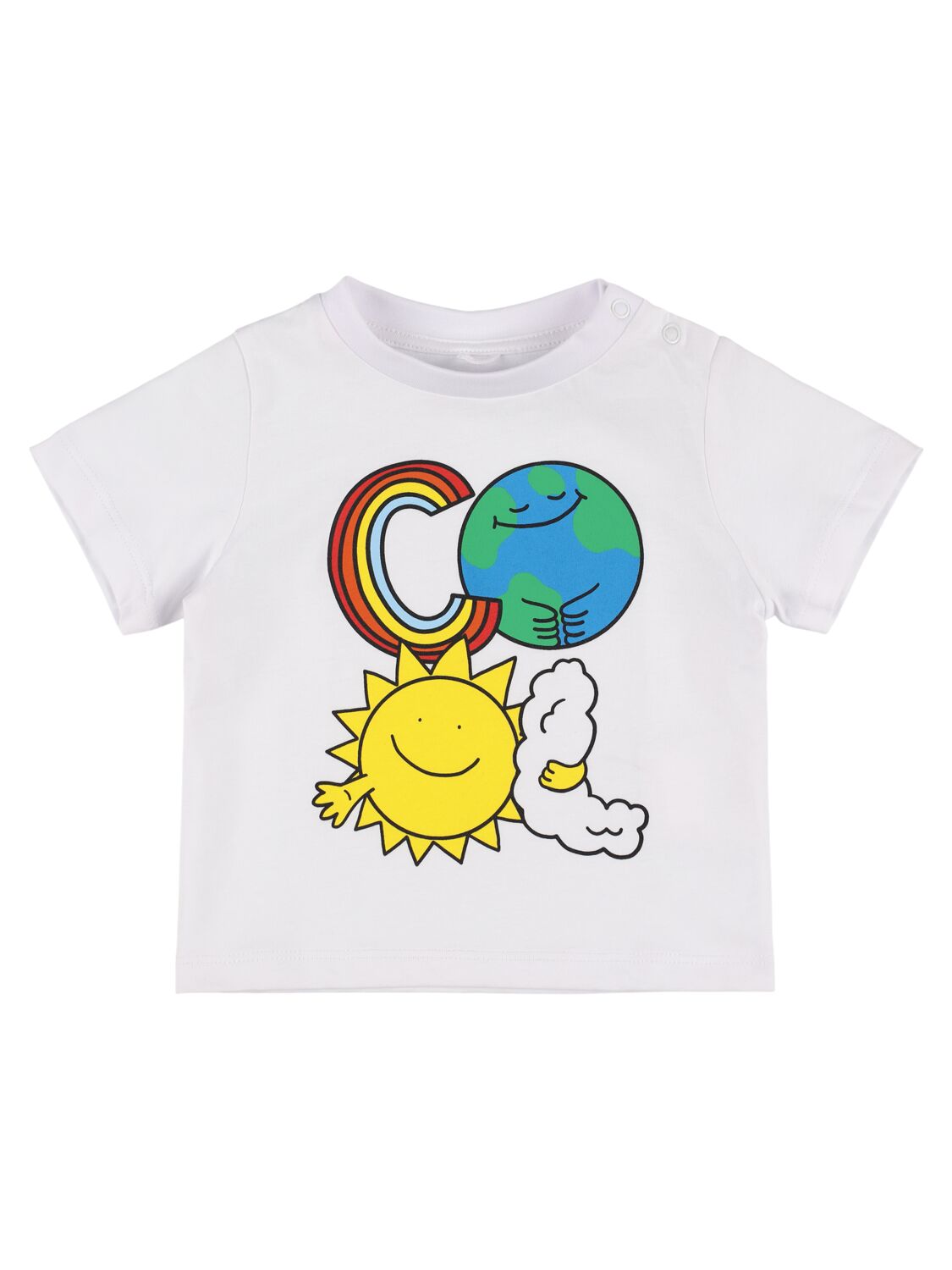 STELLA MCCARTNEY KIDS Printed Cotton Jersey T-shirt