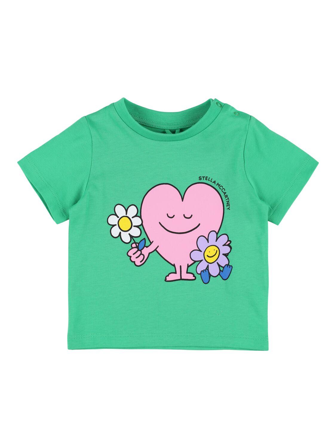 STELLA MCCARTNEY KIDS Printed Cotton Jersey T-shirt