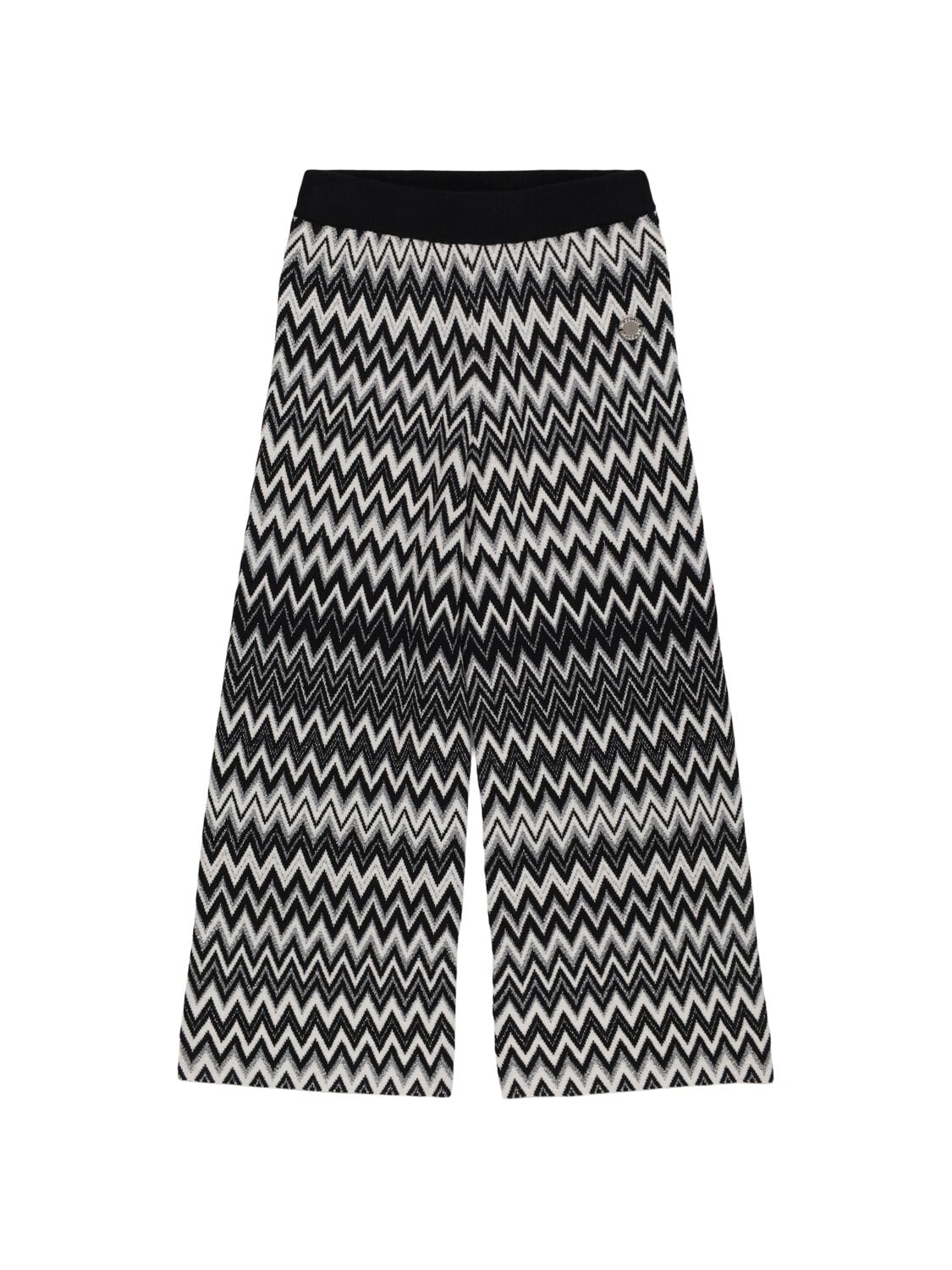 Jacquard Knit Wool Blend Pants