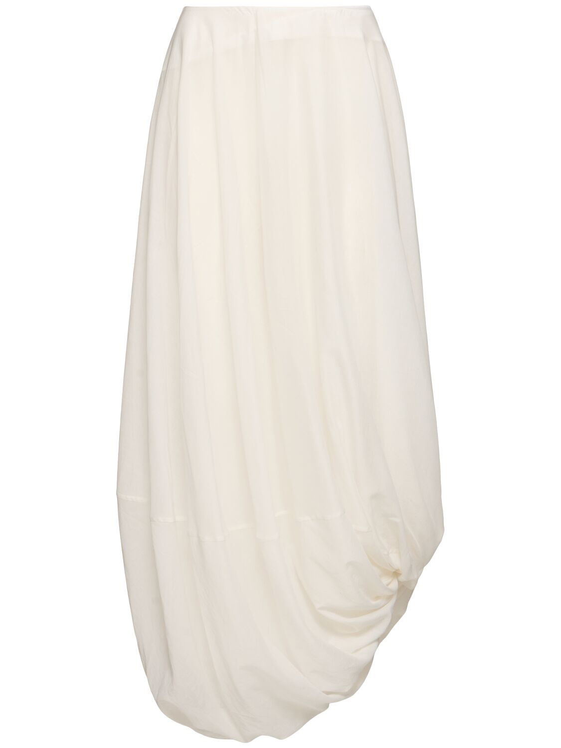 Cocoon Draped Lyocell Blend Pants