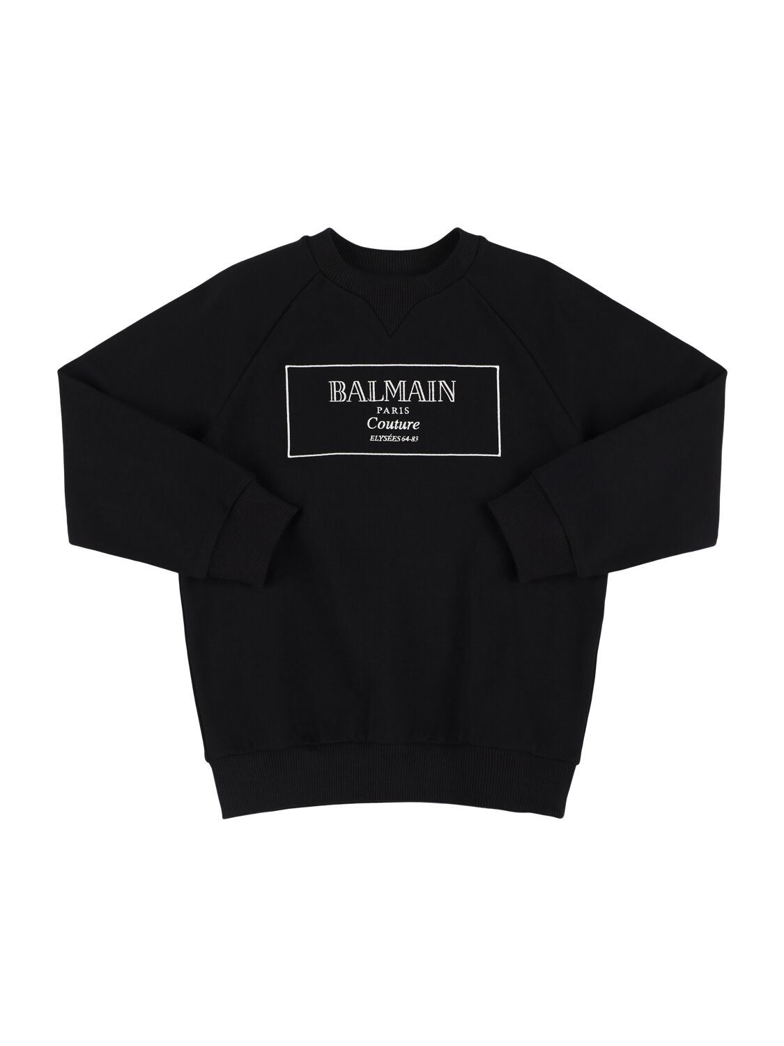 BALMAIN Cotton Sweatshirt W/logo