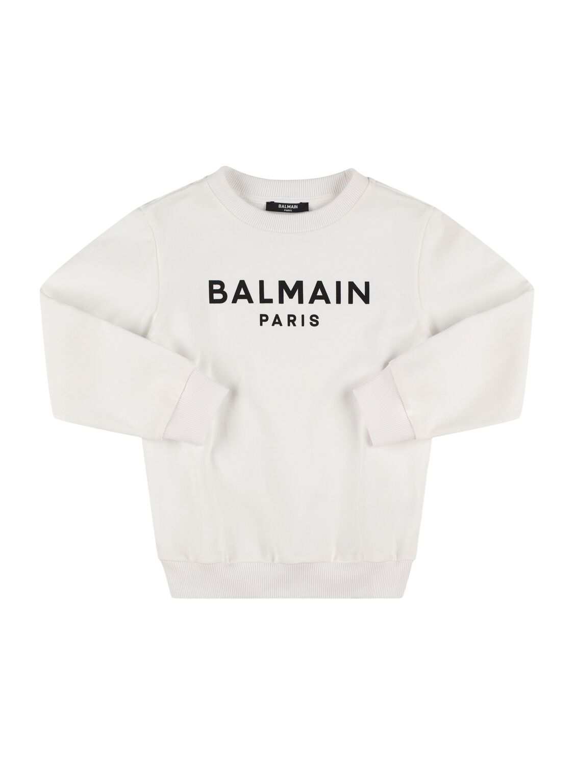 BALMAIN Cotton Sweatshirt W/logo