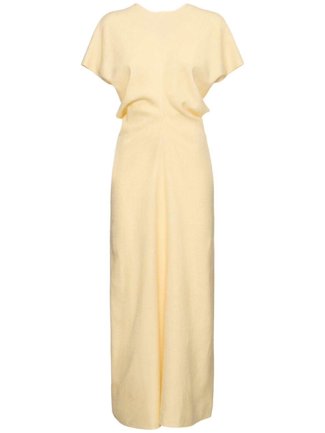 Totême Slouch Waist Viscose Blend Long Dress