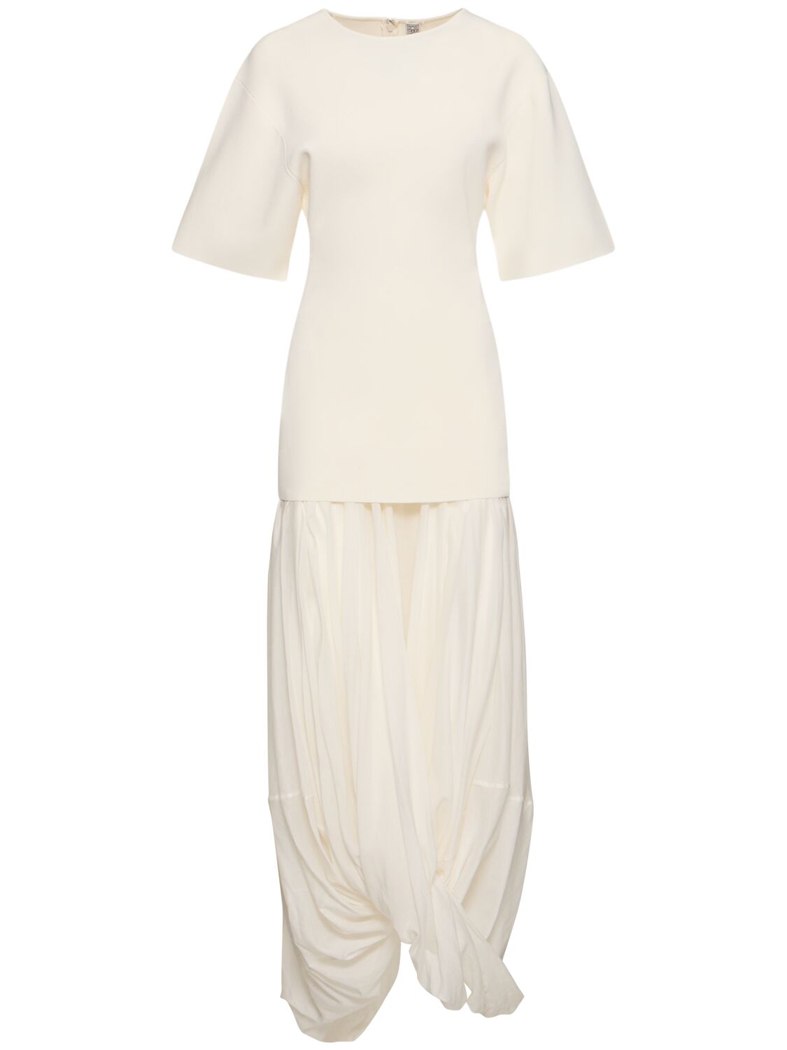 Robe Midi En Viscose Mélangée - TOTEME - Modalova