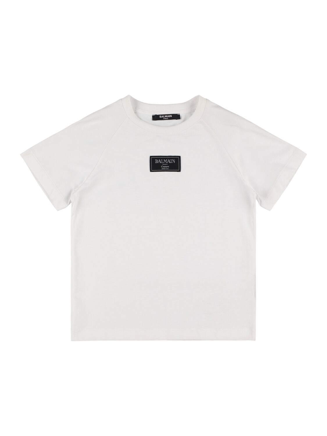 BALMAIN Cotton Jersey T-shirt W/logo