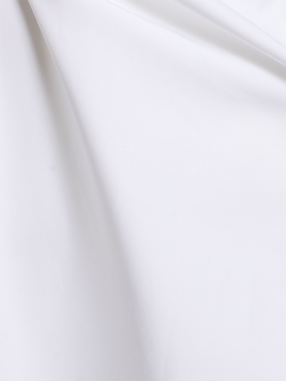 Khaite Tulula Silk-cotton Poplin Maxi Dress In 白色