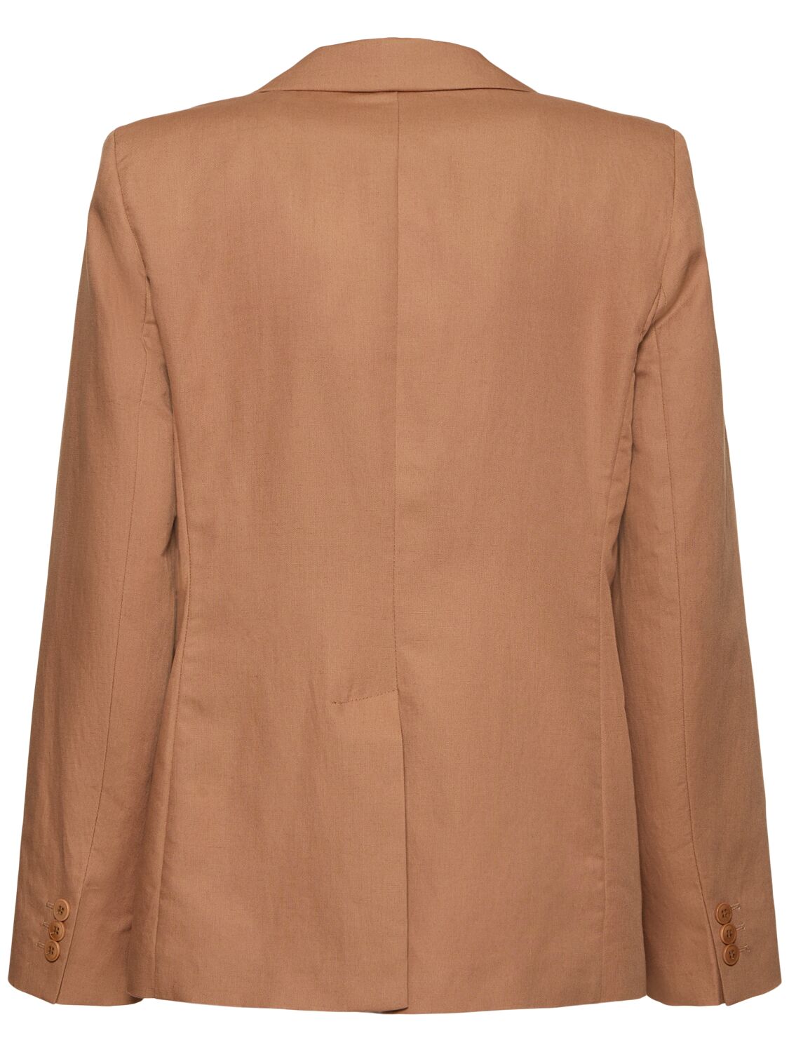WEEKEND MAX MARA QUITO COTTON & LINEN CANVAS WIDE JACKET 