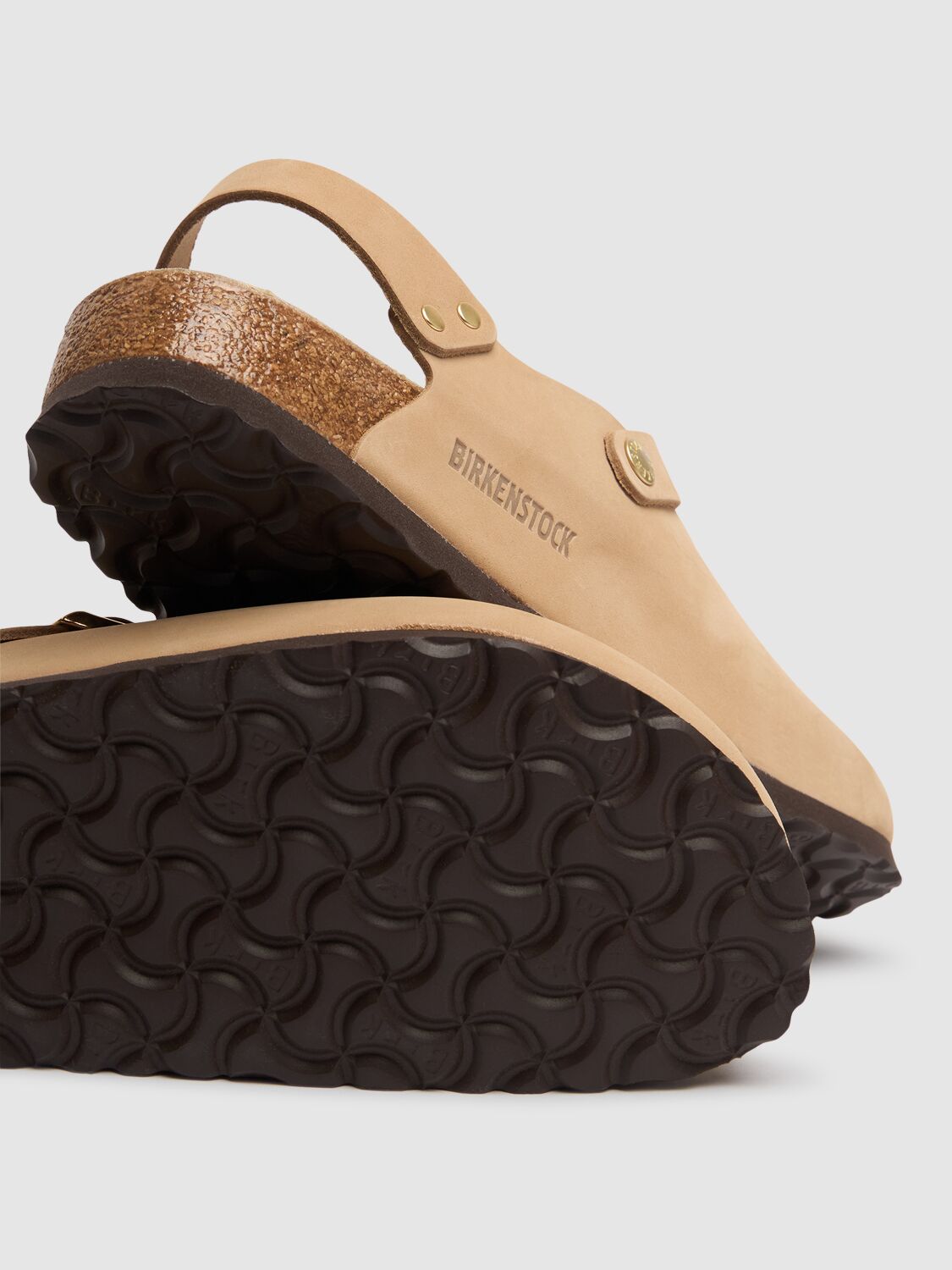 Birkenstock Nubuk Leather Tokio Clog Shoes In Sandcastel