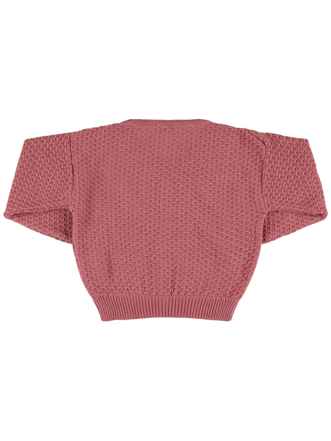 BABE AND TESS COTTON KNIT CARDIGAN 