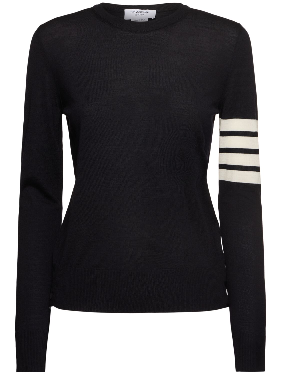 Pull-over Relaxed En Laine - THOM BROWNE - Modalova