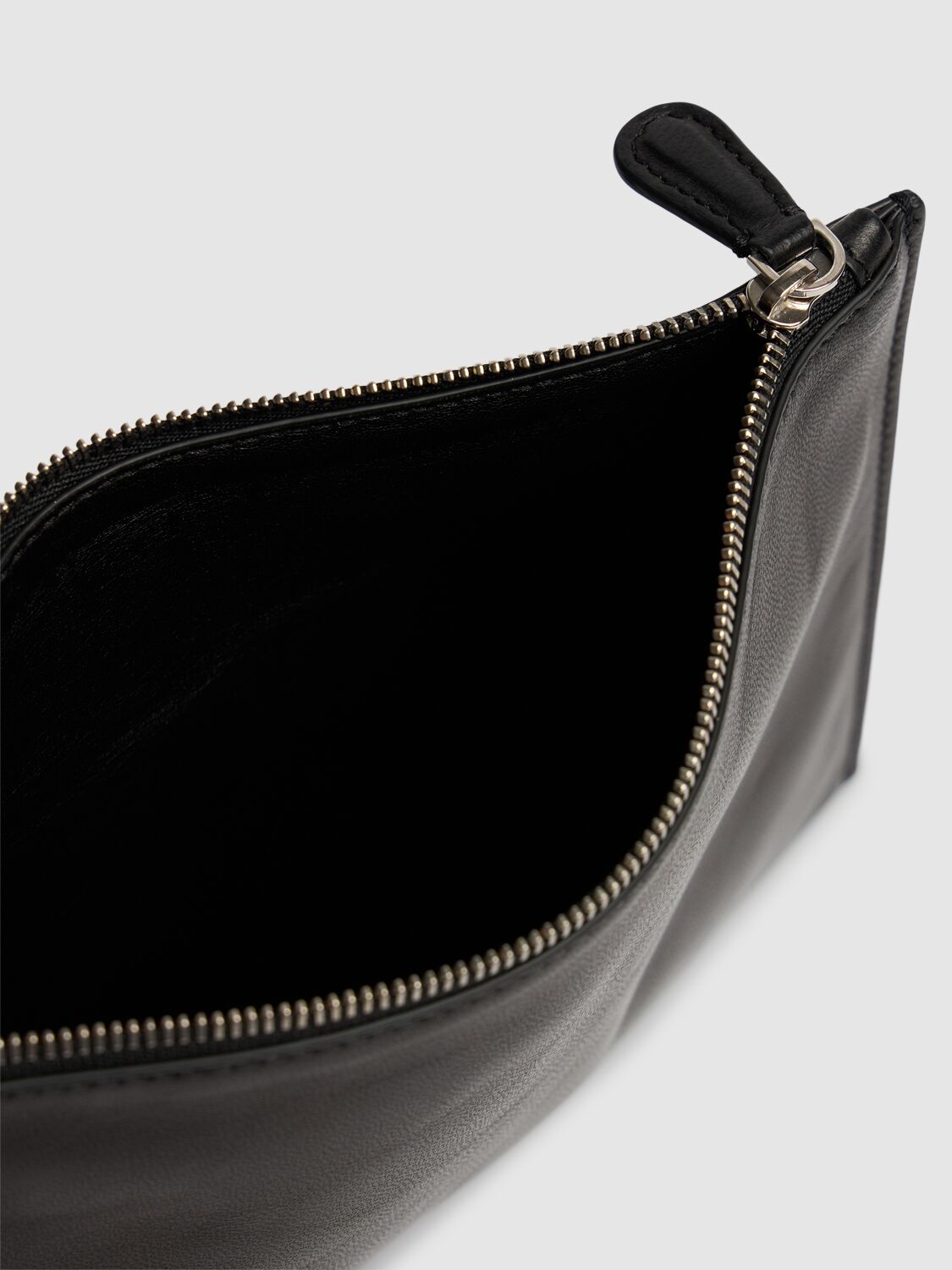The Row Wrislet Leather Pouch