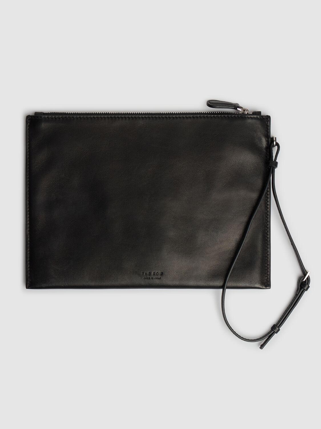 The Row Wrislet Leather Pouch