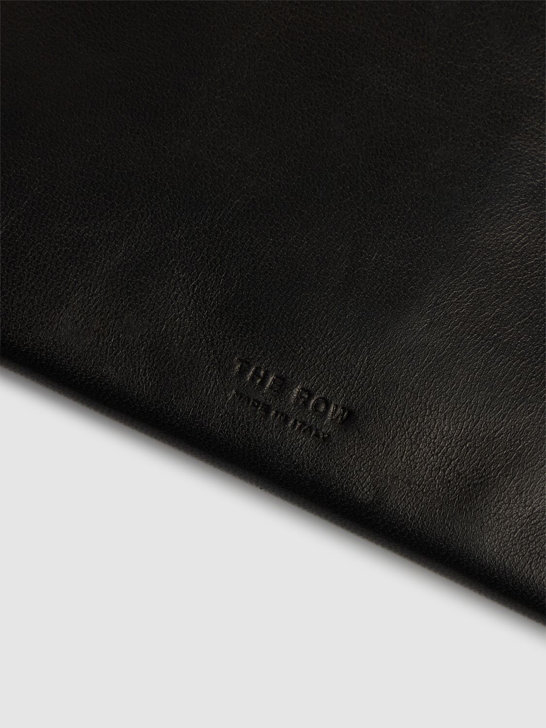 The Row Wrislet Leather Pouch