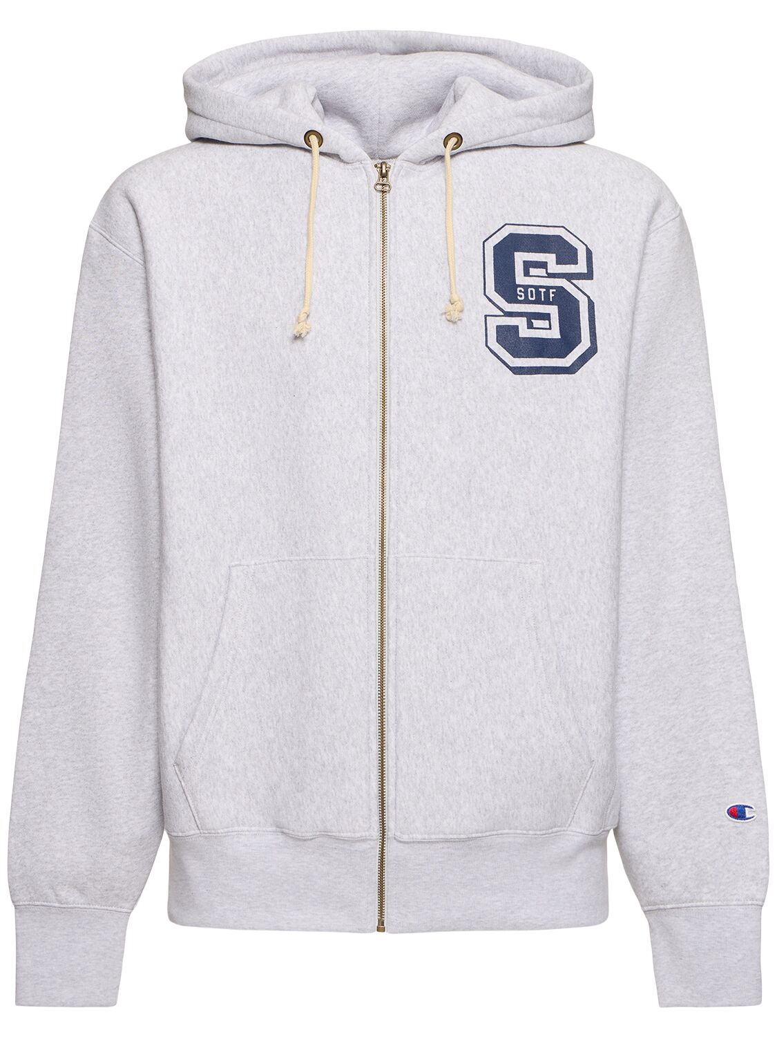 Sweat-shirt Zippé À Capuche - CHAMPION - Modalova