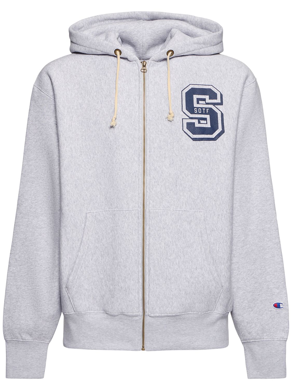 Sweat-shirt Zippé À Capuche - CHAMPION - Modalova