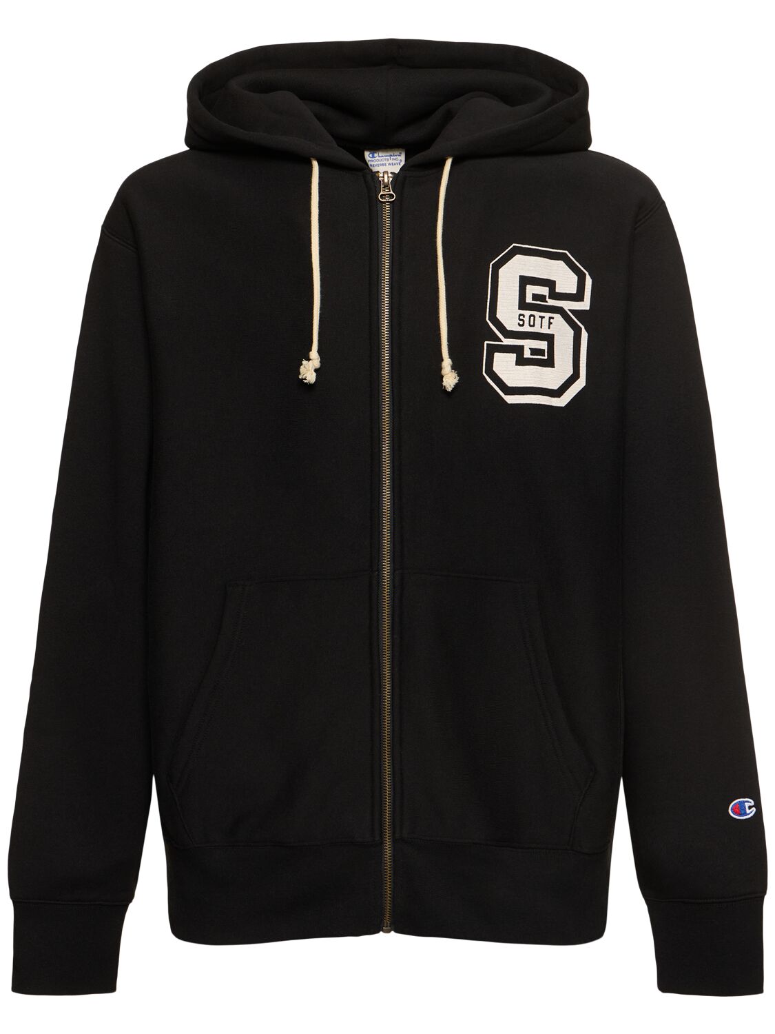 Sweat-shirt Zippé À Capuche - CHAMPION - Modalova