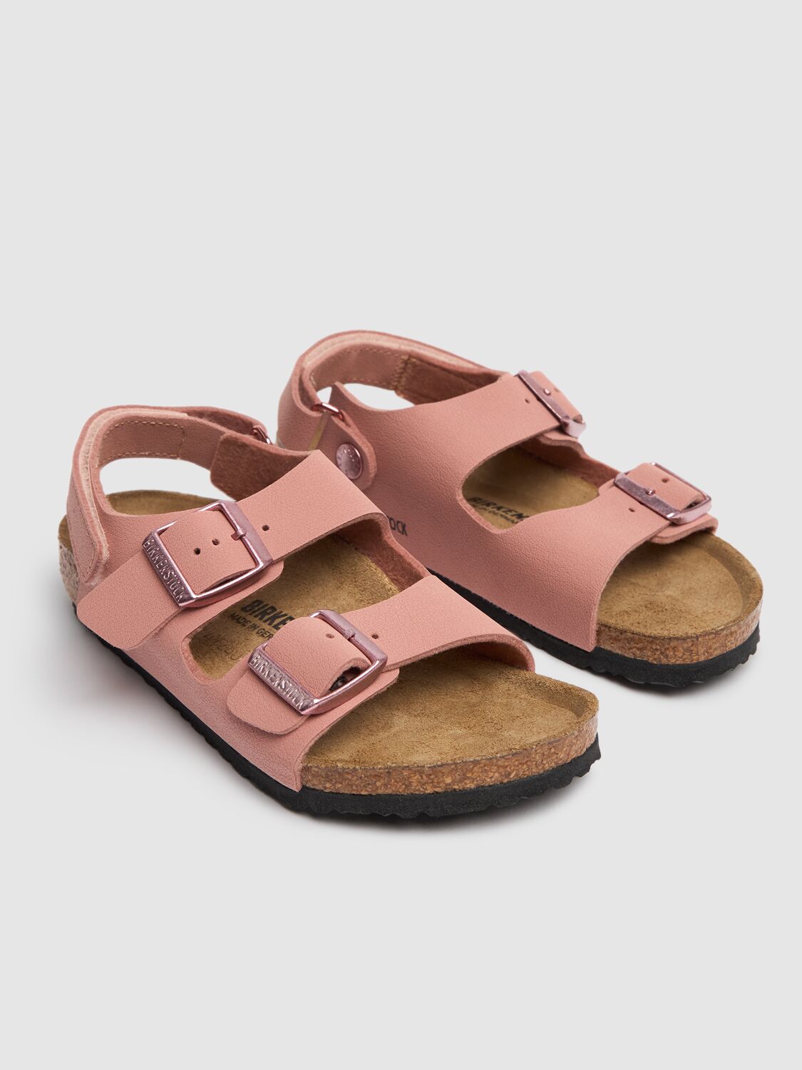 Birkenstock Milano Synthetic Sandals In Pink