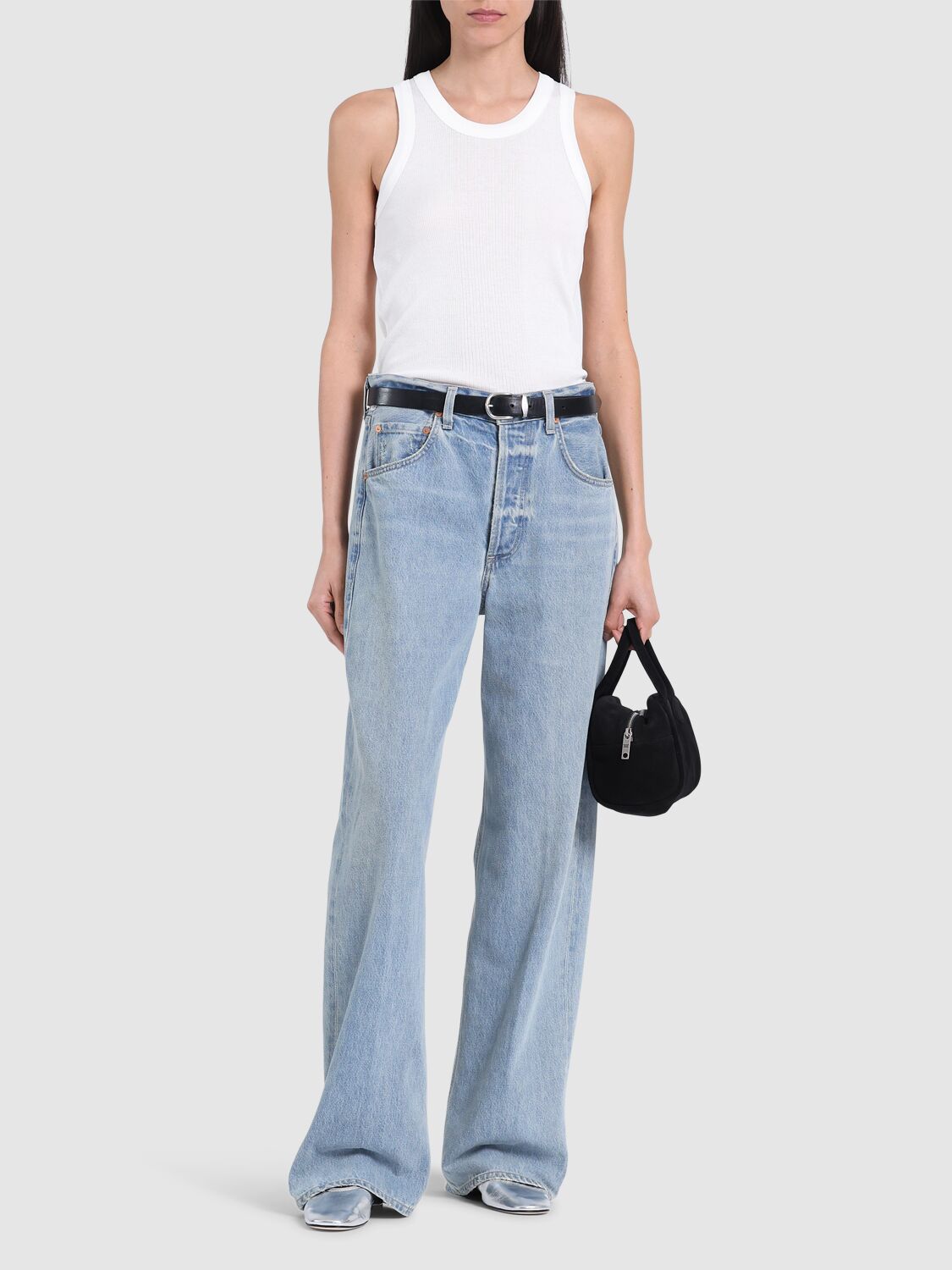 LOULOU STUDIO LIMBA COTTON TANK TOP 