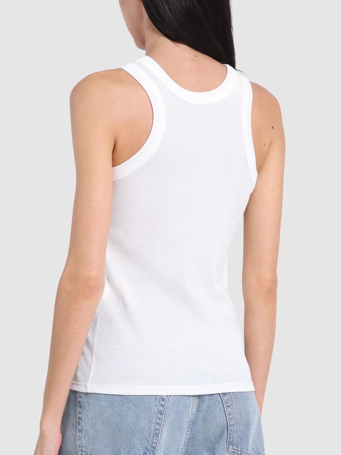 LOULOU STUDIO LIMBA COTTON TANK TOP 