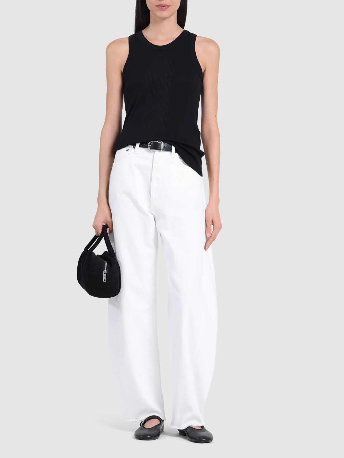 LOULOU STUDIO LIMBA COTTON TANK TOP 