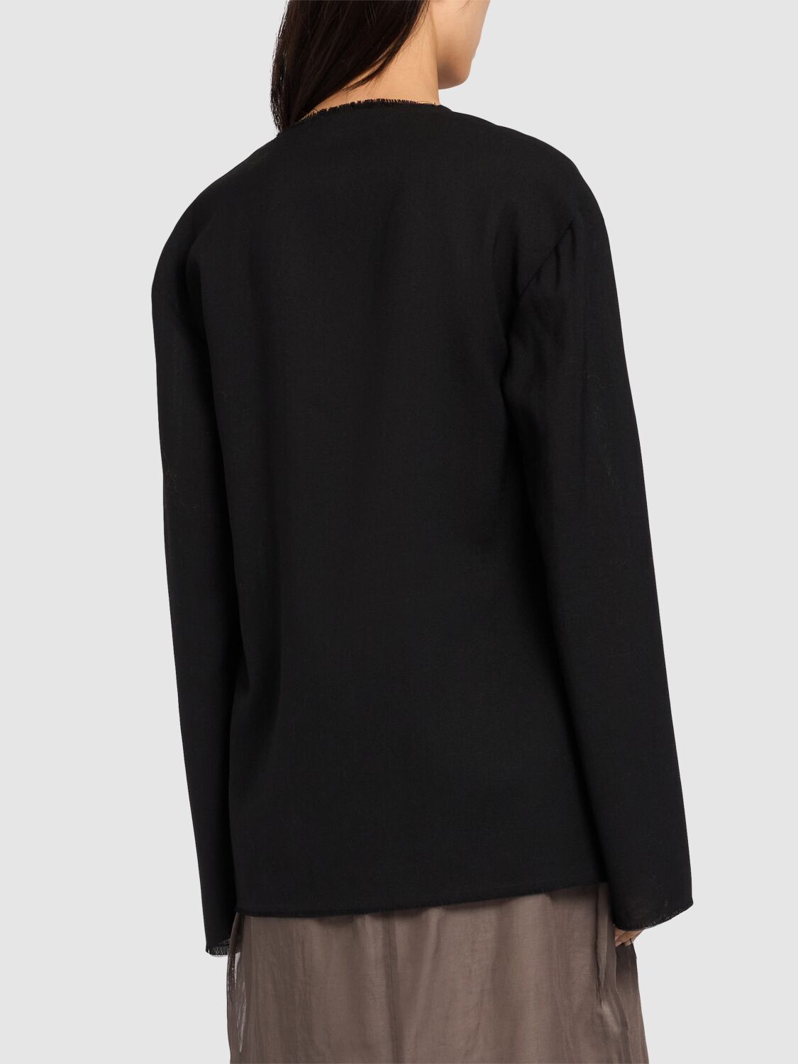 The Row Cattaleya Soft Wool Tailoring Top