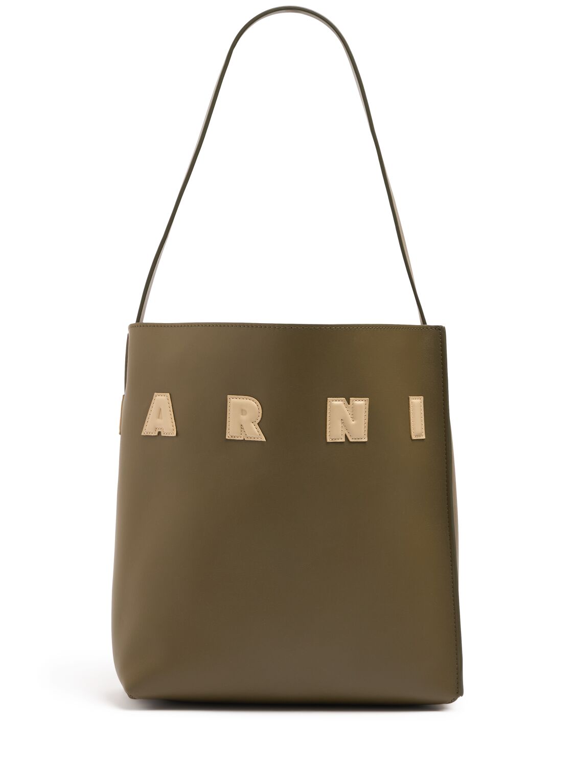 Sac Porté Épaule Hobo Moyen En Cuir Museo - MARNI - Modalova