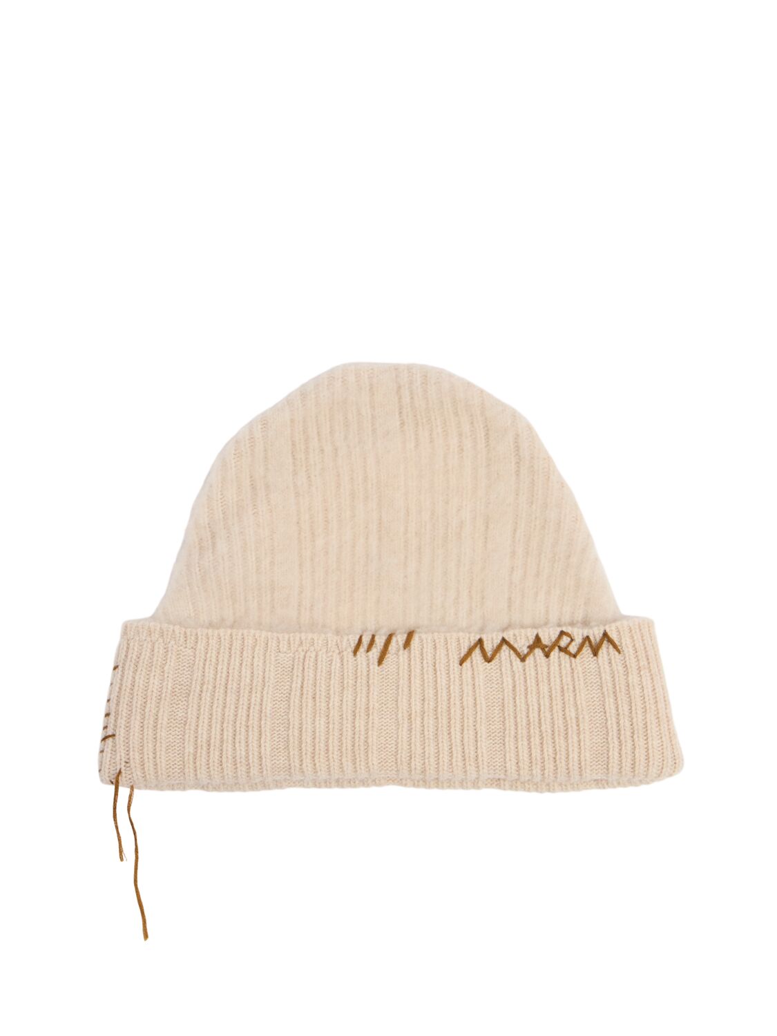 Marni Ribbed Wool & Cashmere Beanie