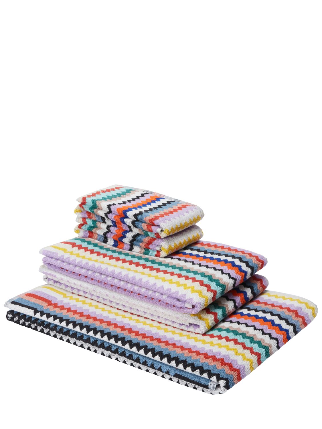 Missoni Set Of 5 Riverbero Towels In 多色