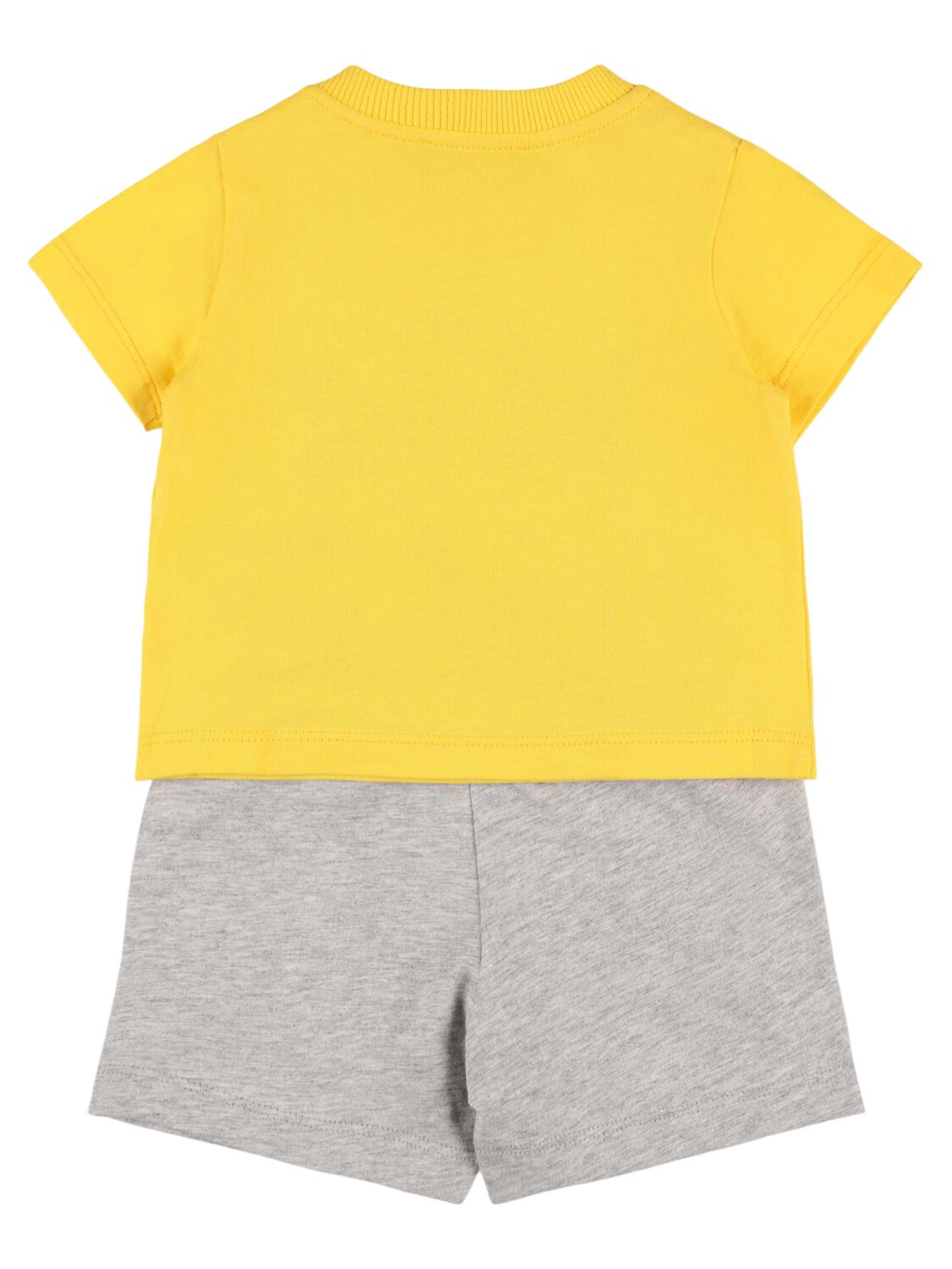 Moschino Printed T-shirt & Shorts In Yellow