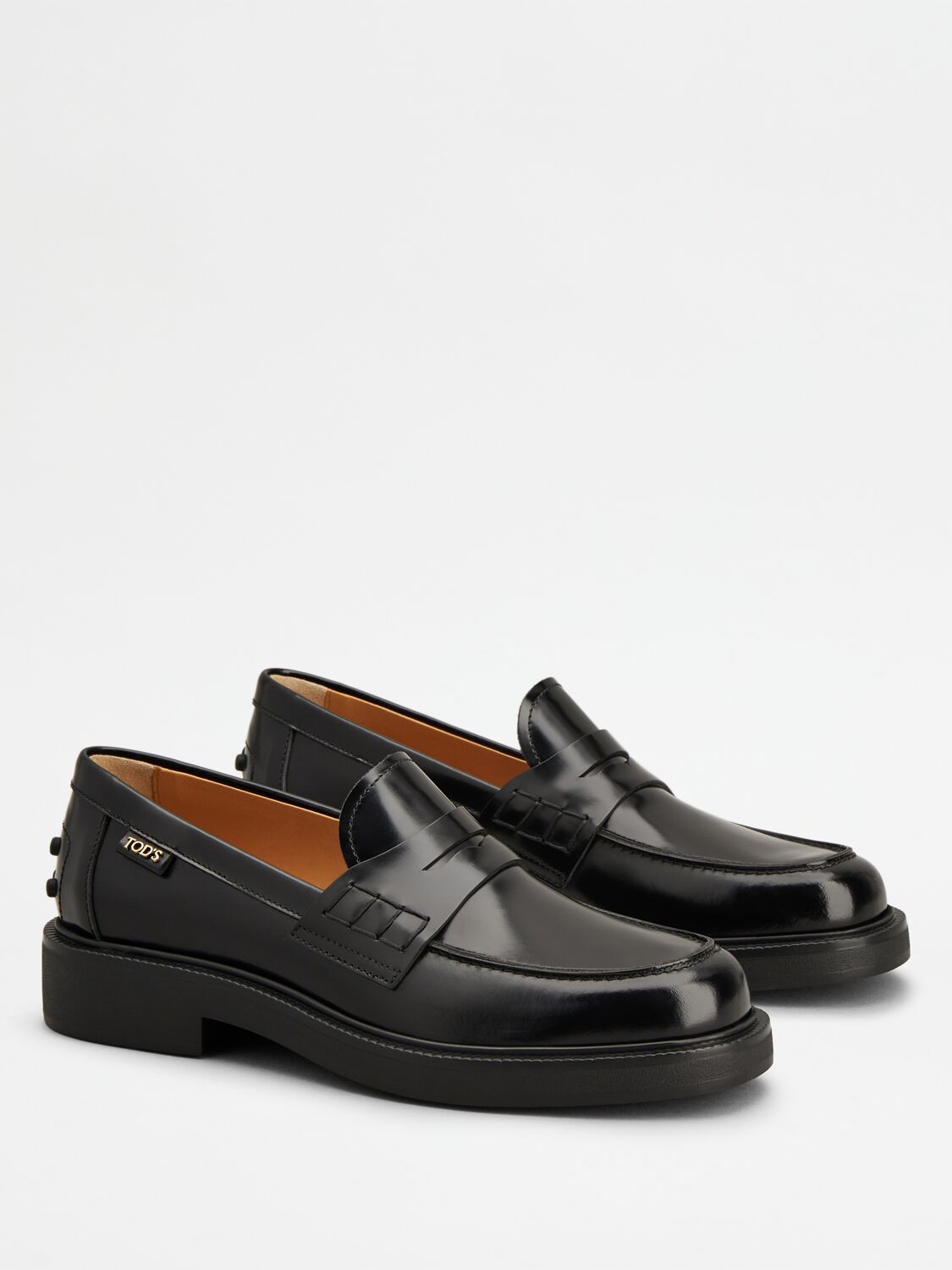 Tod's 20mm Brushed Leather Loafers