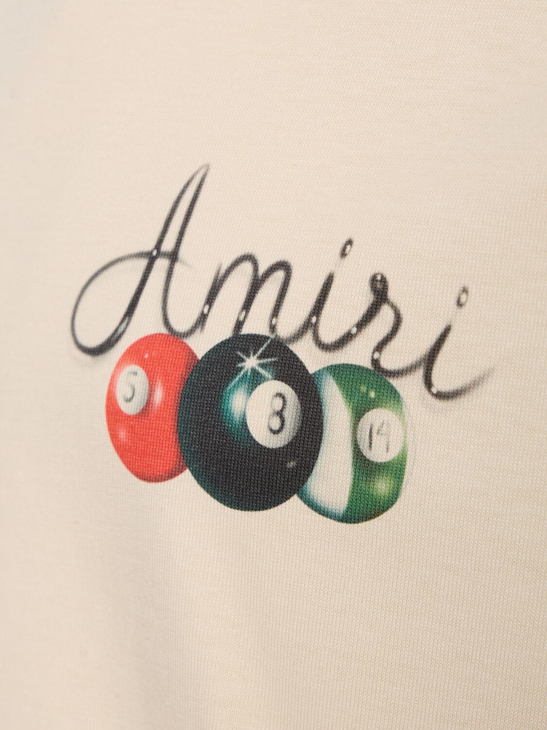 AMIRI POOL CUE COTTON T-SHIRT 