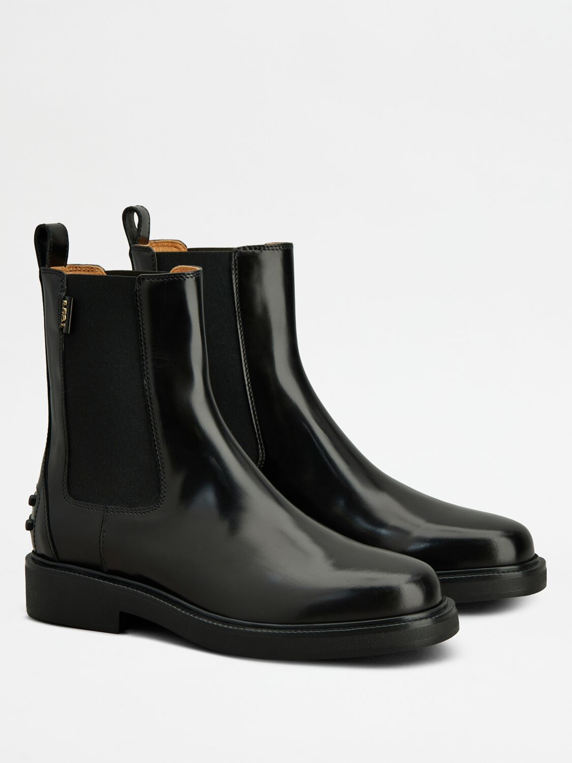 Tod's 20mm Brushed Leather Ankle Boots