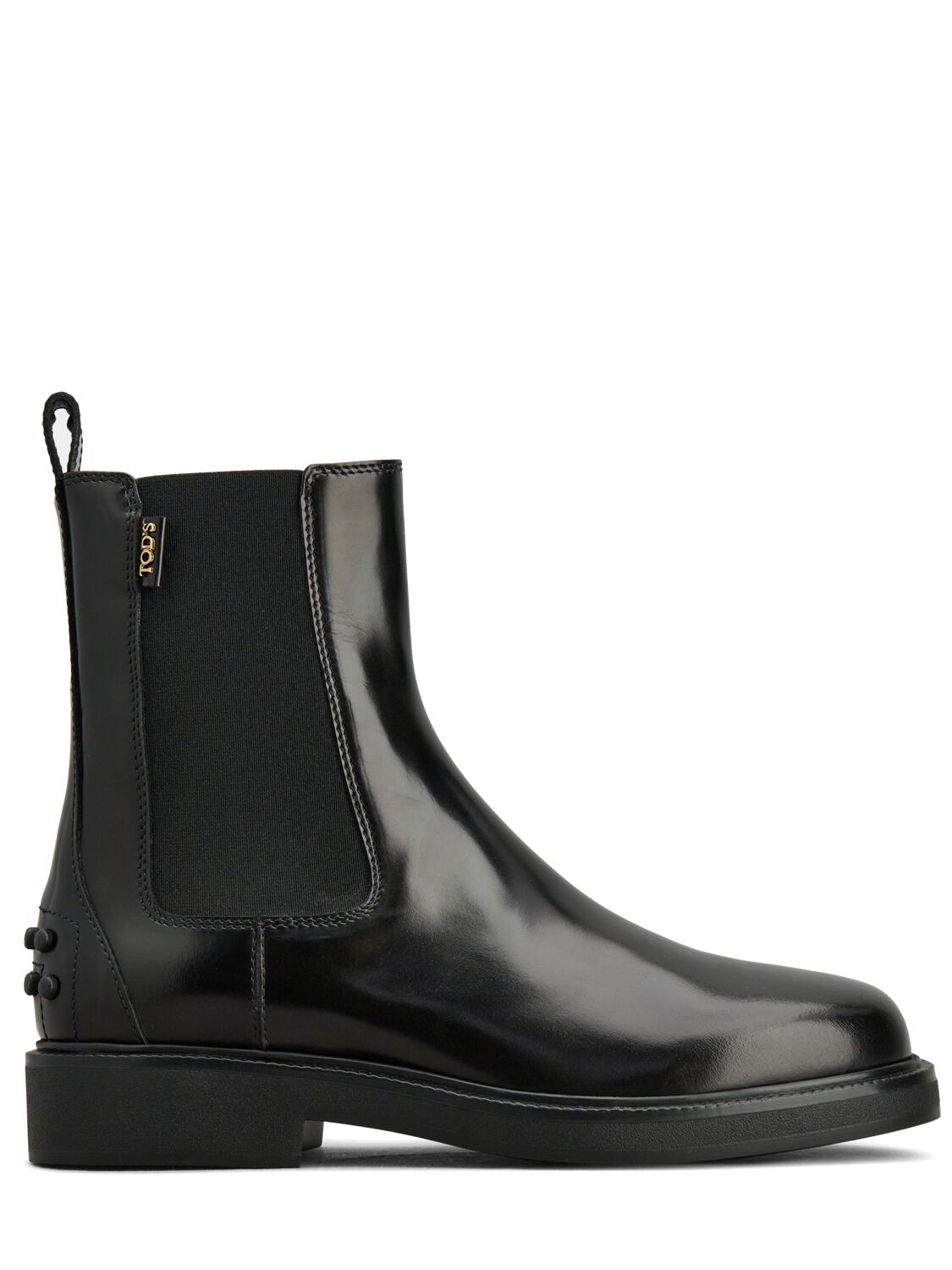 Tod's 20mm Brushed Leather Ankle Boots