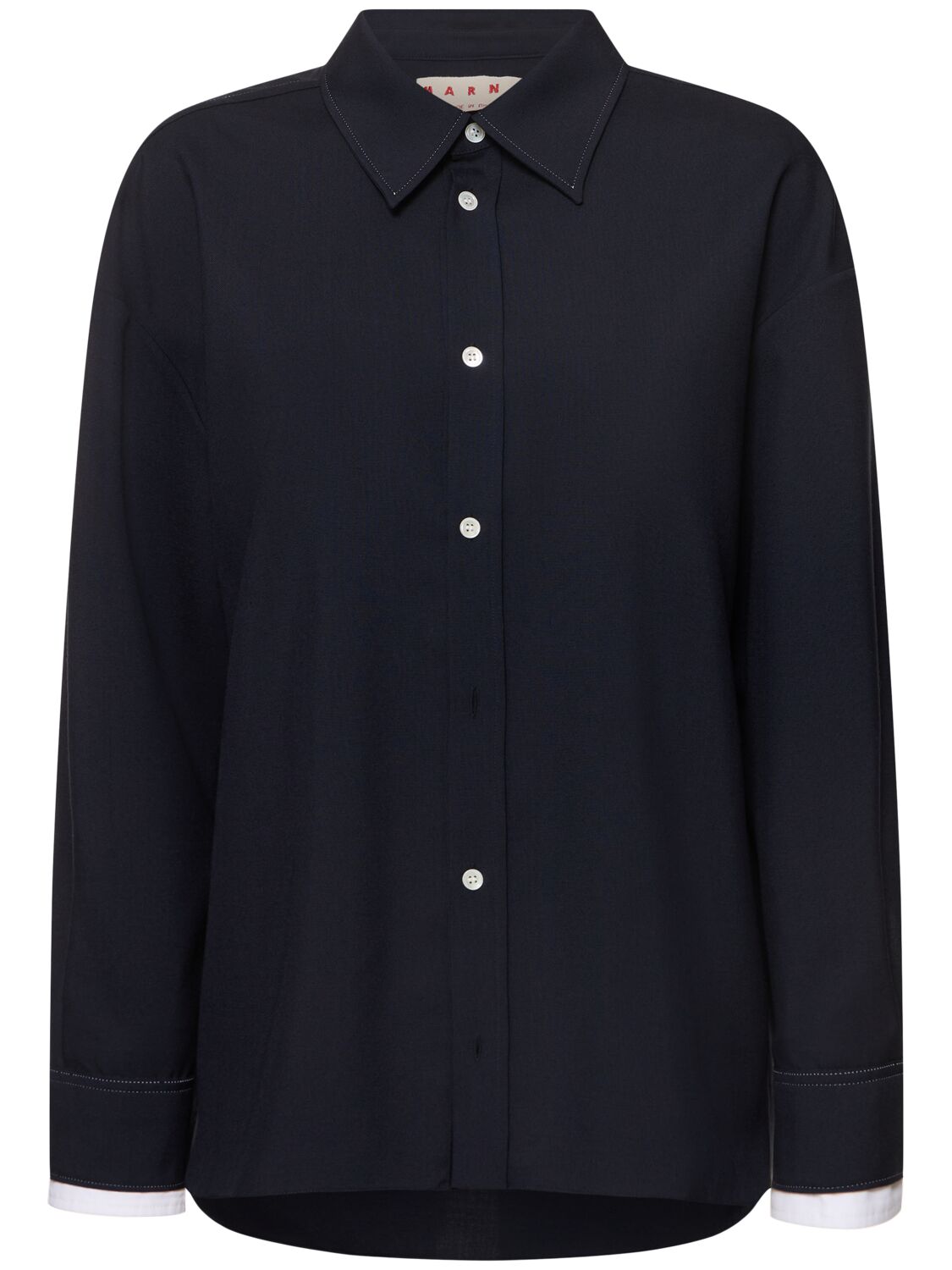 Chemise Classique En Laine - MARNI - Modalova