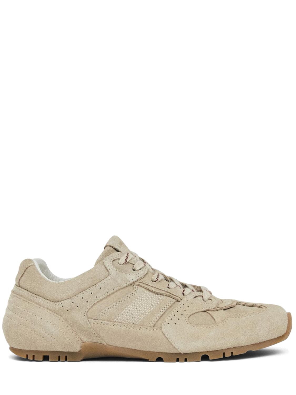 Suede Lace-up Sneakers