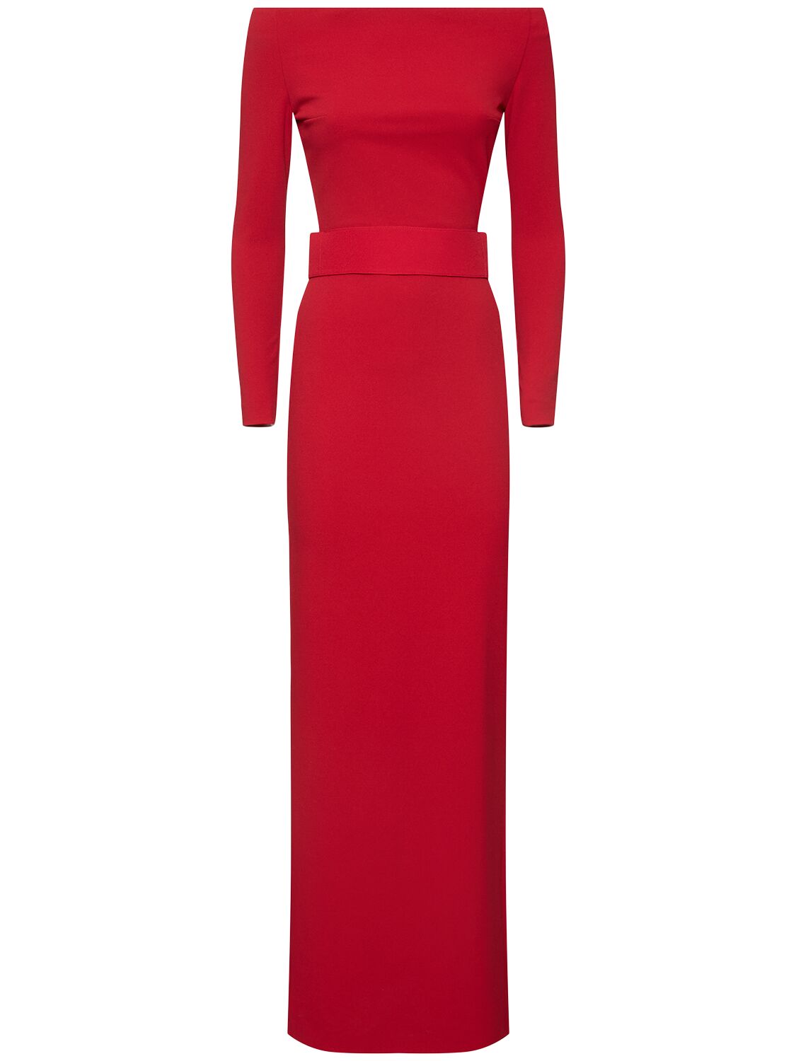 Robe Longue En Maille De Crêpe Sabina - SOLACE LONDON - Modalova
