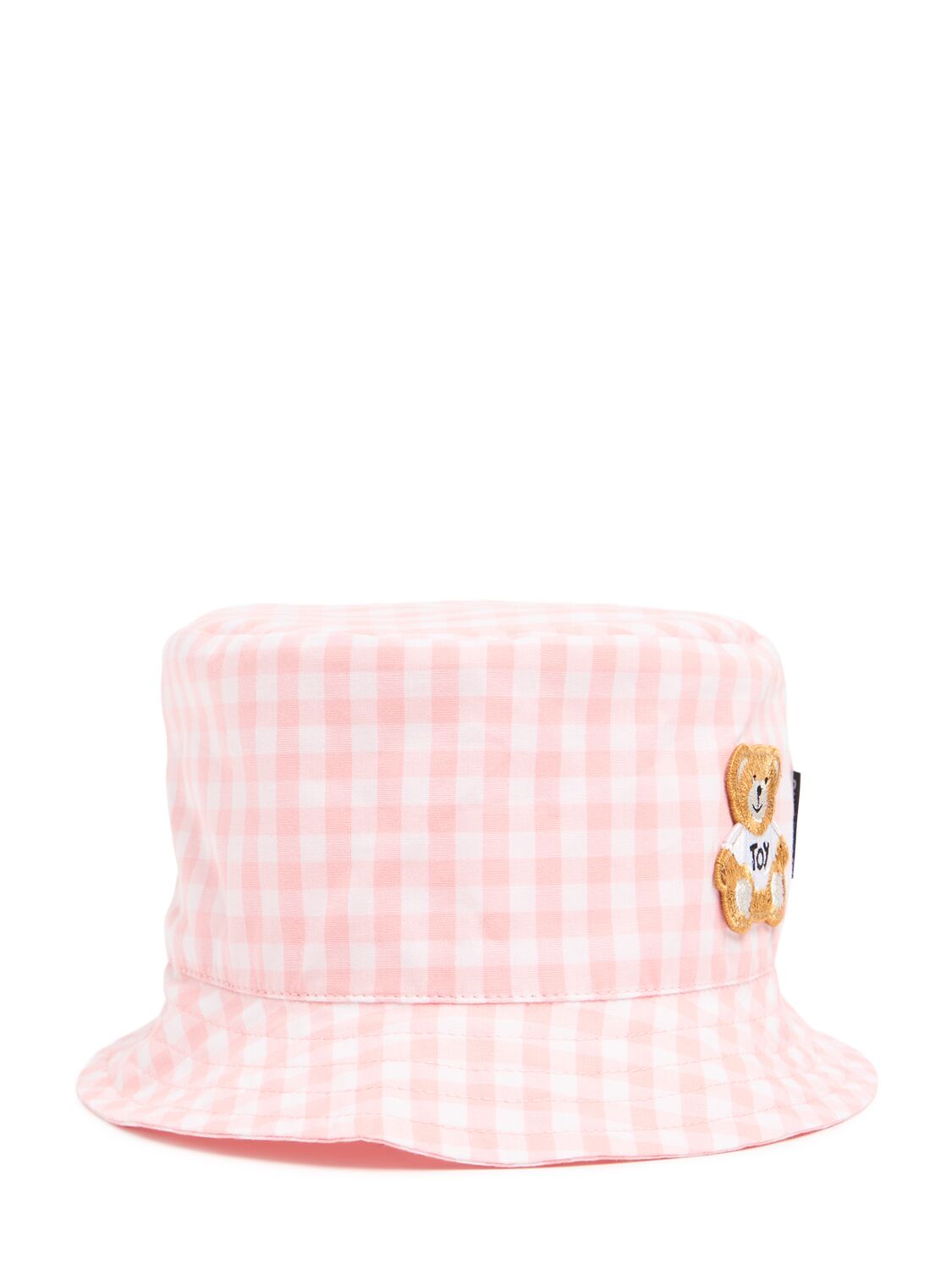Moschino Printed Cotton Bucket Hat In Pink
