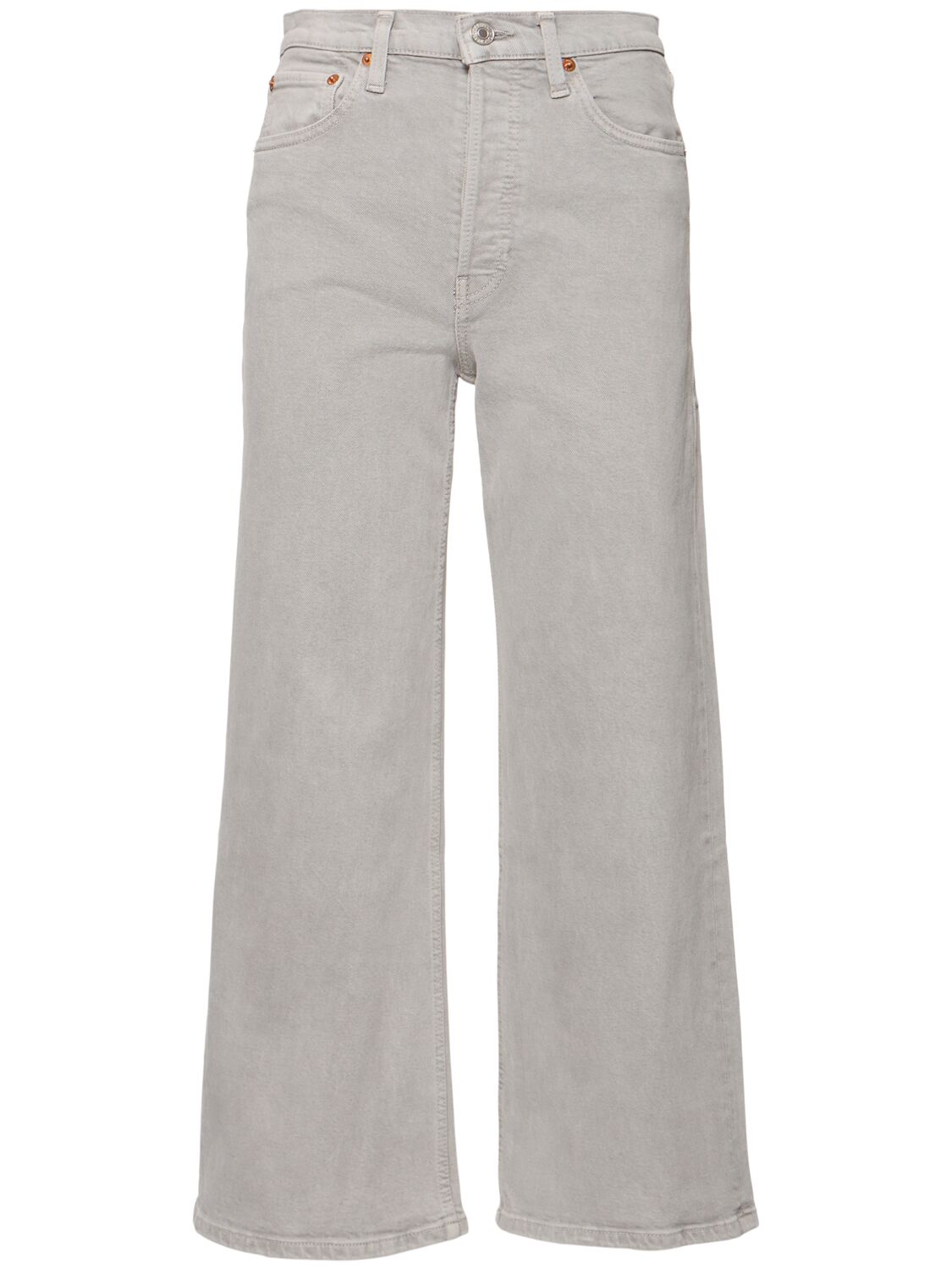Jean Ample Court Taille Haute - RE/DONE - Modalova