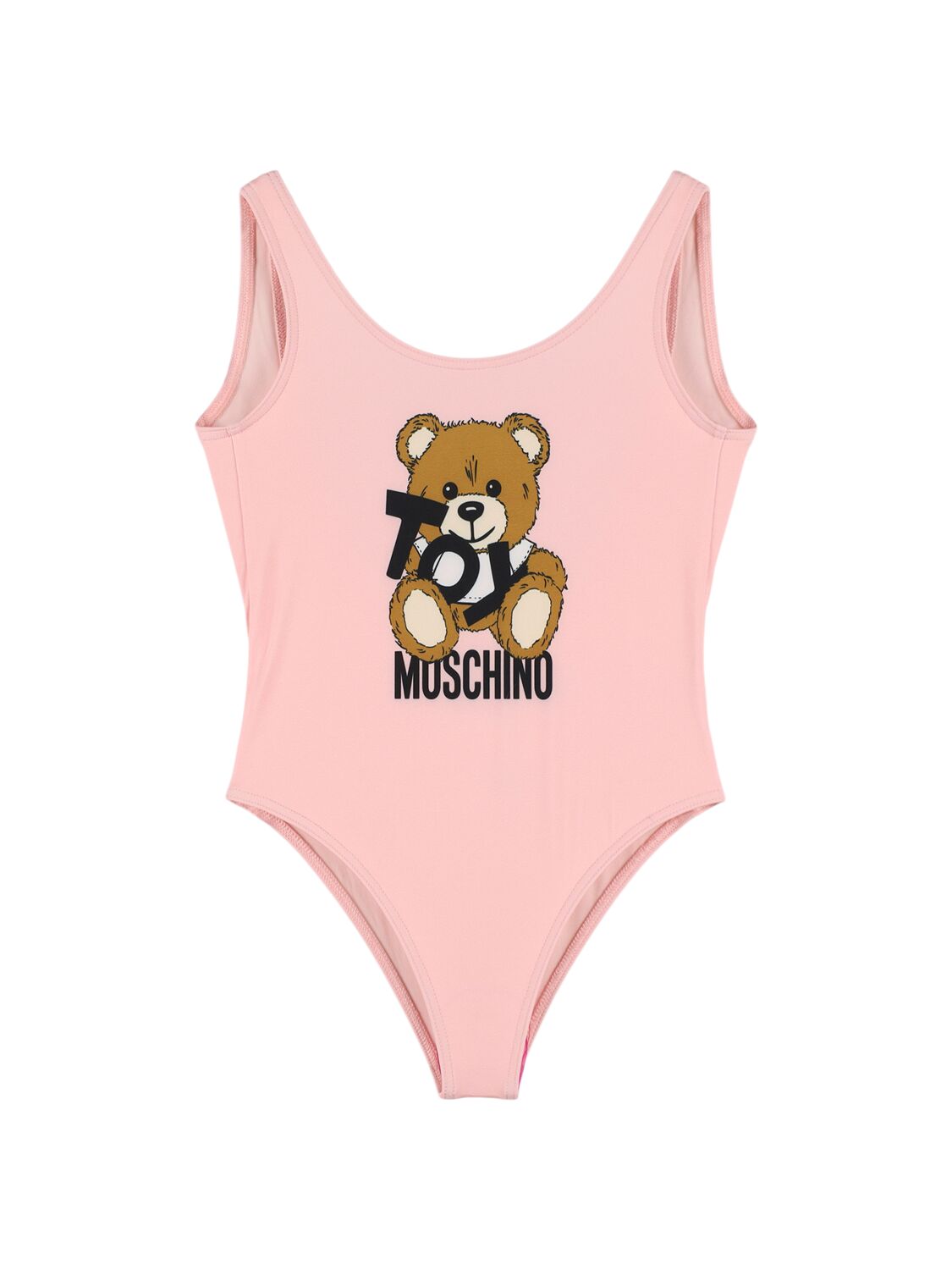 Moschino Printed One-piece Swimsuit In Multi