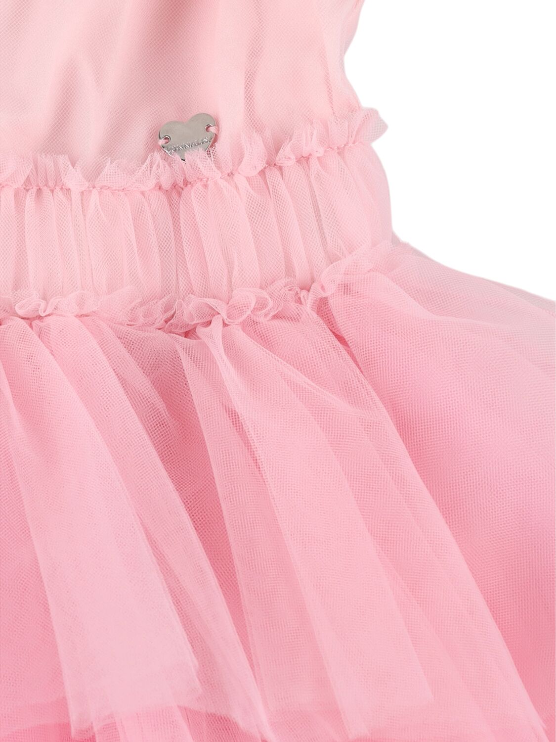MONNALISA TULLE DRESS 
