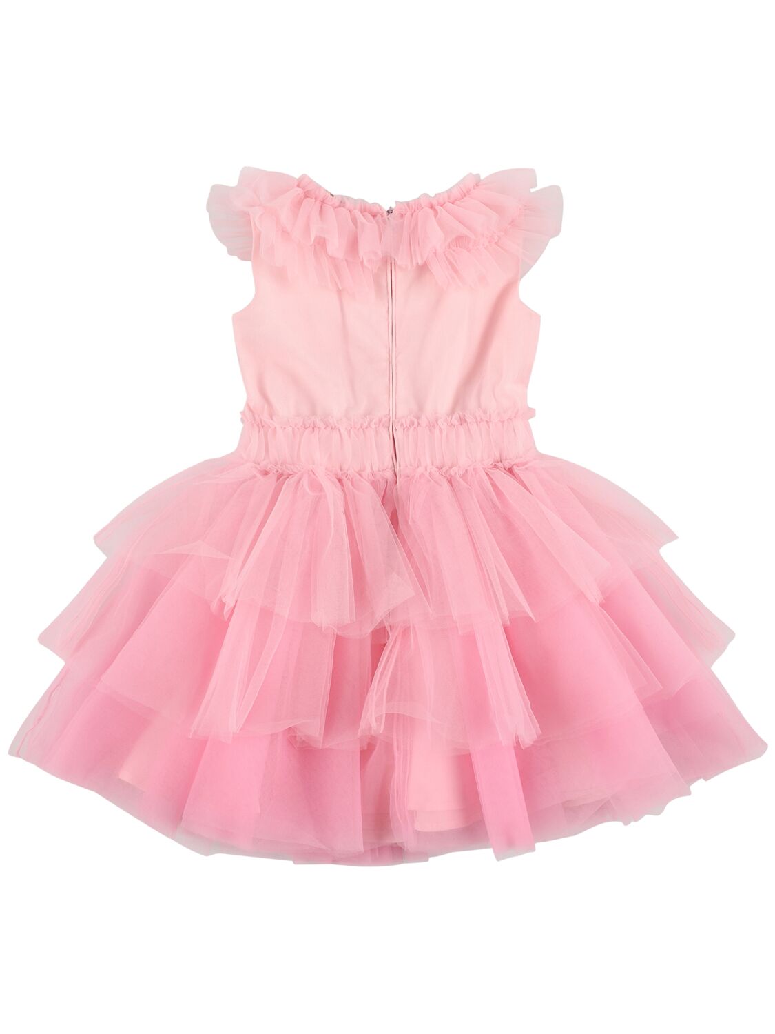 MONNALISA TULLE DRESS 
