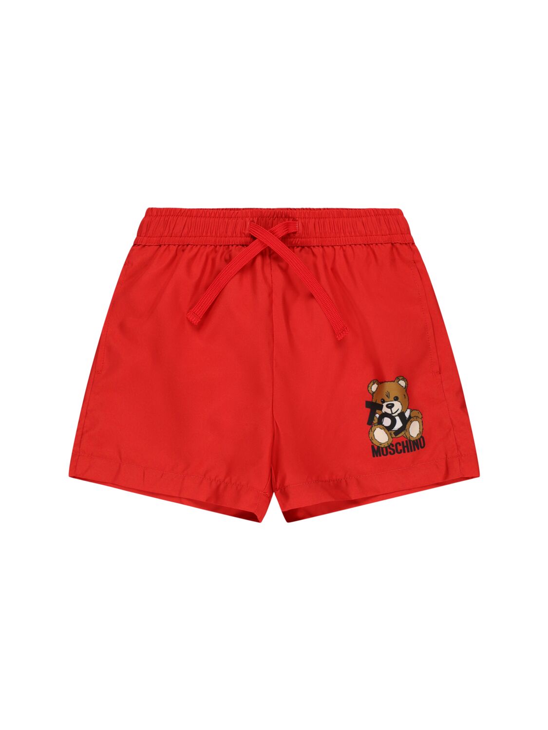 MOSCHINO Printed Cotton Sweat Shorts